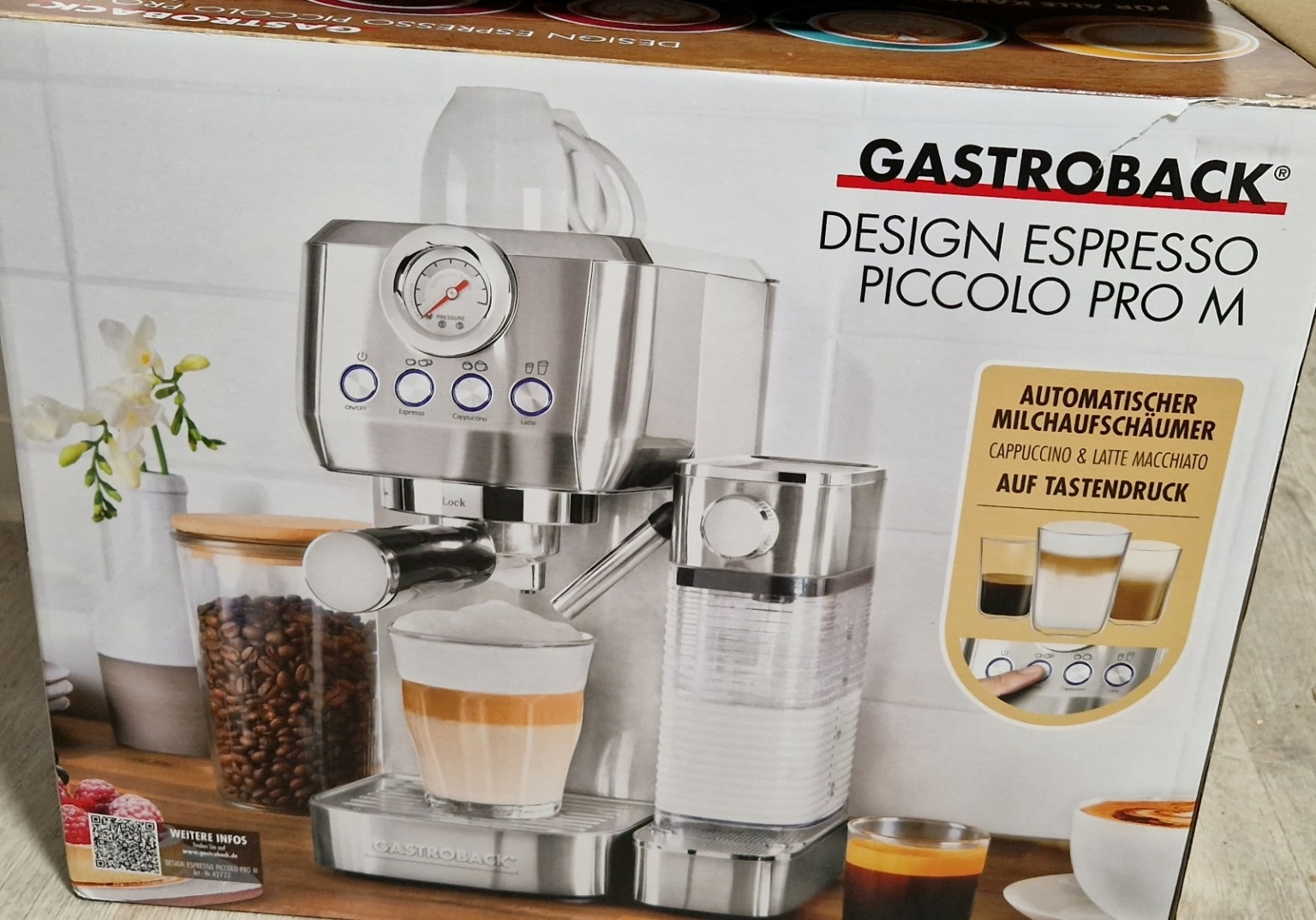 Review Gastroback DESIGN ESPRESSO PICCOLO PRO M Espressomaschinen Test